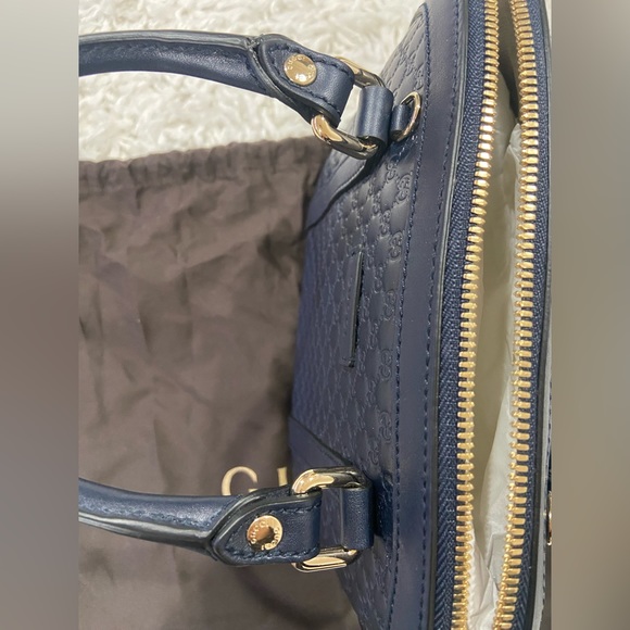 New Gucci Mini Microguccissima Dome Handbag - Picture 7 of 12